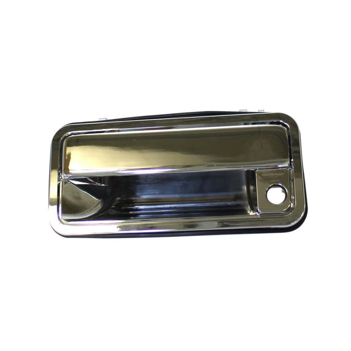 CarPartsDepot New Replacement Parts Front Left Driver Side Chrome Exterior Outer Door Handle Compatible With CADILLAC Escalade C/K 1500 2500 3500 Pickup Truck Suburban Tahoe