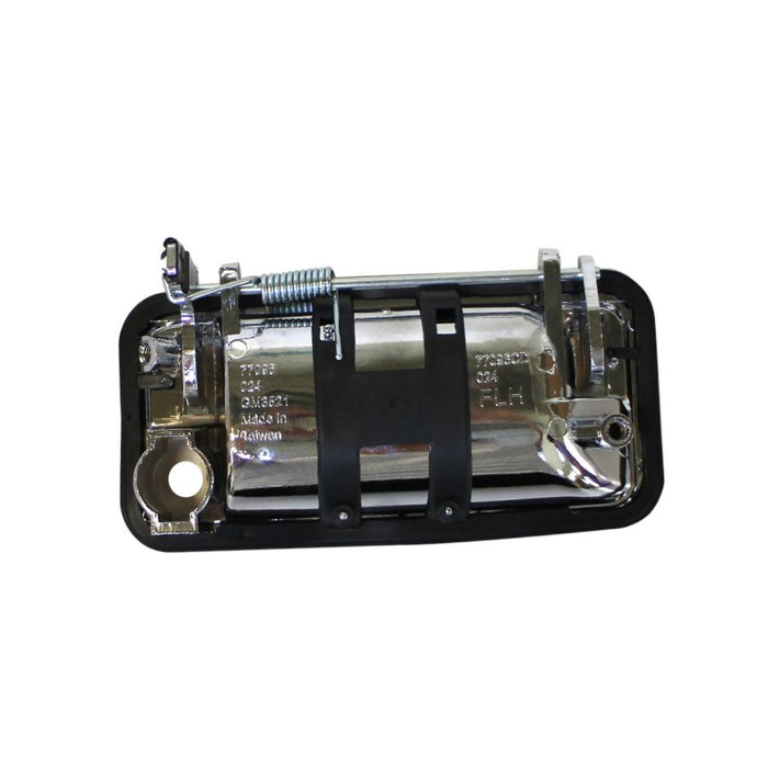 CarPartsDepot New Replacement Parts Front Left Driver Side Chrome Exterior Outer Door Handle Compatible With CADILLAC Escalade C/K 1500 2500 3500 Pickup Truck Suburban Tahoe