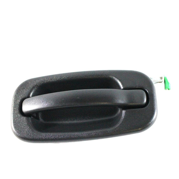 CarPartsDepot New Replacement Parts Rear Left Driver Side Black Textured Exterior Outer Door Handle Compatible With Chevrolet Silverado Tahoe/GMC Sierra Yukon XL W/O Body Cladding