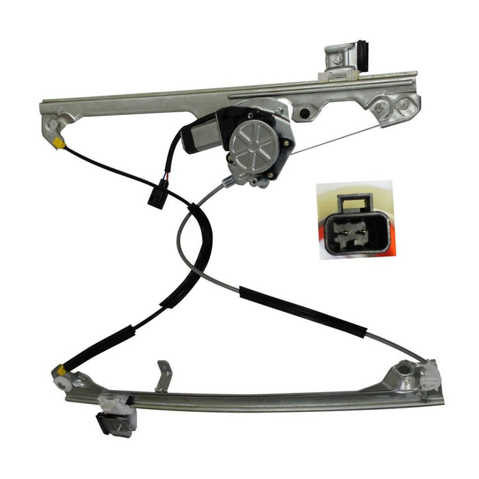 CarPartsDepot 425-15214-12 FRONT WINDOW REGULATOR+POWER MOTOR PASSENGER RIGHT SIDE GM1351110