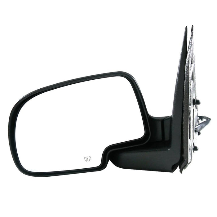 JustDrivably Replacement Parts Front Driver Side Door Exterior Mirror Outside Rear View Compatible With Avalanche 1500 2500 Silverado HD 3500 Suburban Tahoe Sierra Yukon XL 2003-2007 Pickup Truck