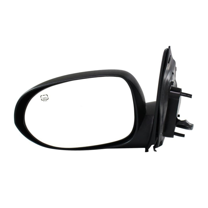 New Replacement Parts Front Left Driver Side Power Heated Non Folding Textured Side View Door Mirror Compatible With DODGE Caliber Fits CH1320365 5115039AD
