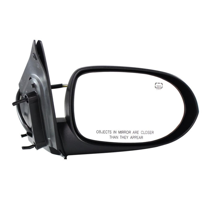 New Replacement Parts Front Right Passenger Side Power Heated Non Folding Textured Side View Door Mirror Compatible With DODGE Caliber Fits CH1321365 5115038AD