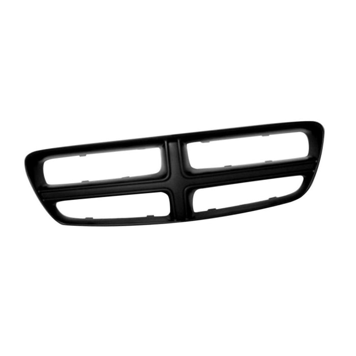 JustDrivably Replacement Parts Front Black Grille Frame Grill Shell Outer Compatible With Dodge Charger 2011 2012 2013 2014 ( SE R/T SXT SXT Plus R/T Road and Track )
