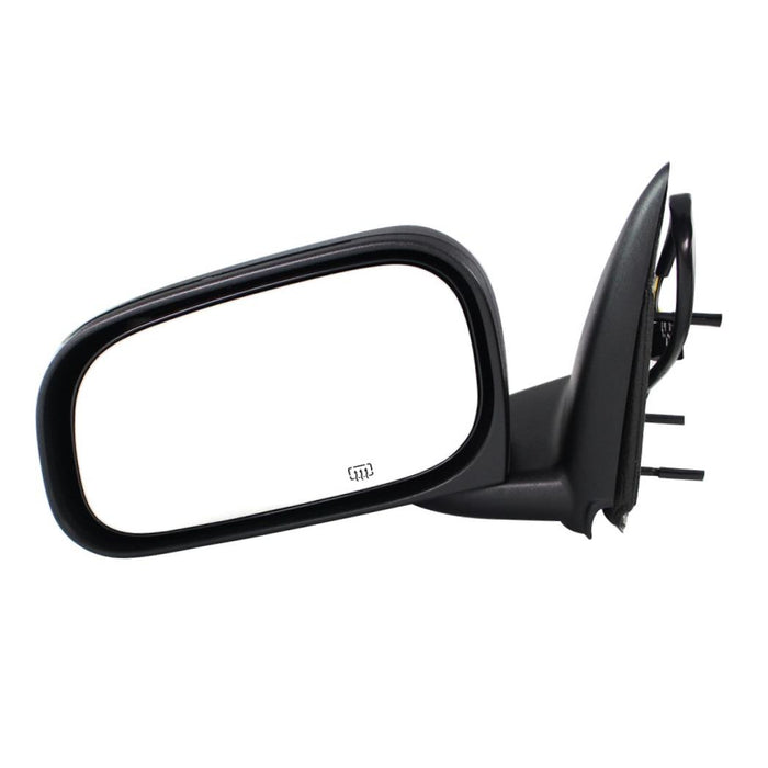 Depo 334-5402L3EFH Texture Black Driver Side Power Heated Mirror