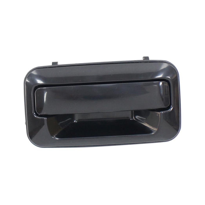 Exterior Door Handle compatible with MIGHTY MAX 87-96 Front LH Outside Smooth Black Plastic