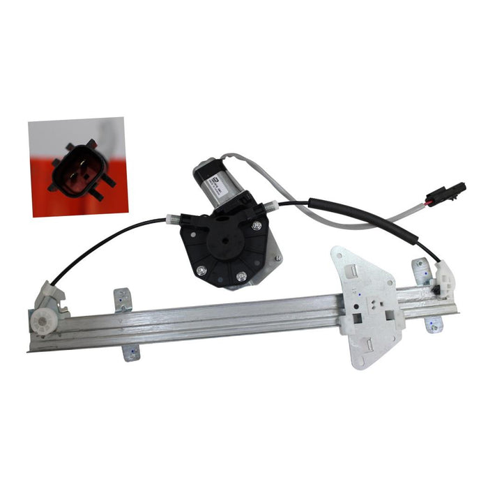 CarPartsDepot 425-17110-22 Window Regulator Power W/ Motor Rear Right New R/H CH1551104