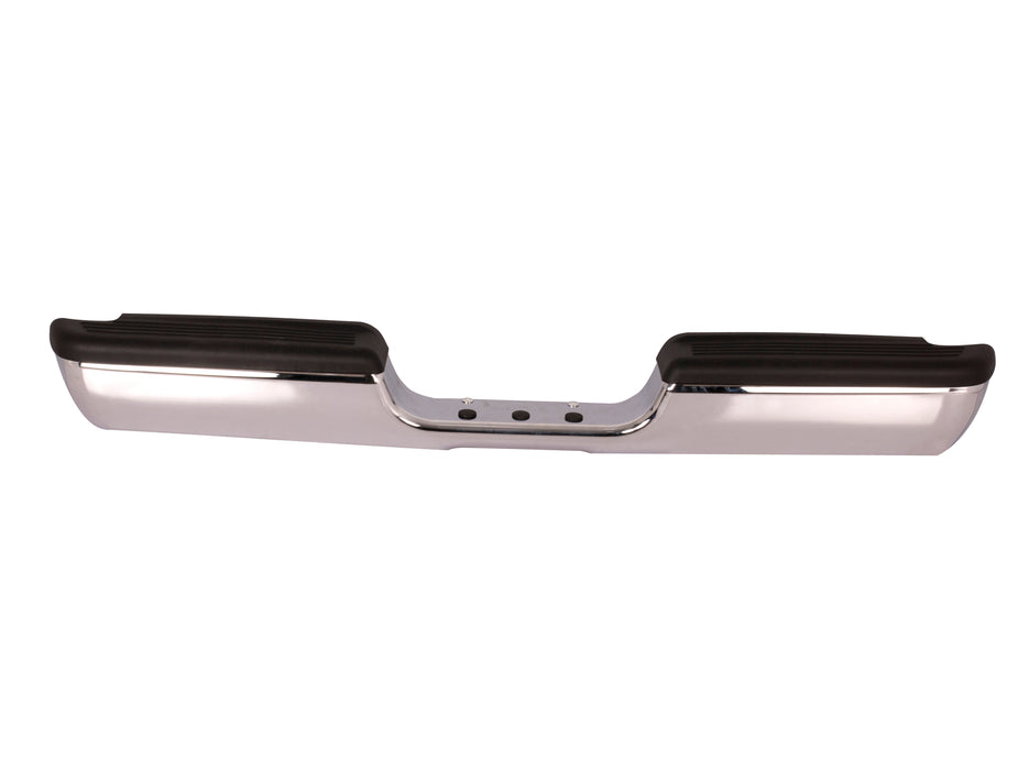 CarPartsDepot, Rear Bumper Chrome Bar Step Pad Mount Bracket Complete Assembly Pickup 2-Dr, 364-17120-20-CH CH1102328 82401316