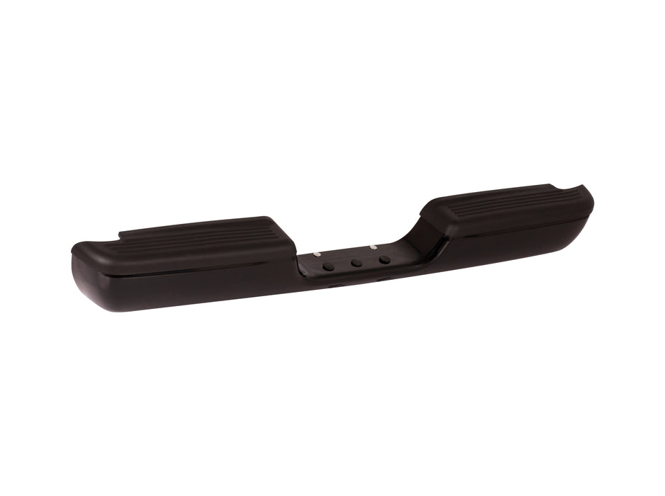 CarPartsDepot, Black Rear Step Bumper Bar Assembly W/Brackets Replacement, 364-17125-20-BK CH1102370 82401315