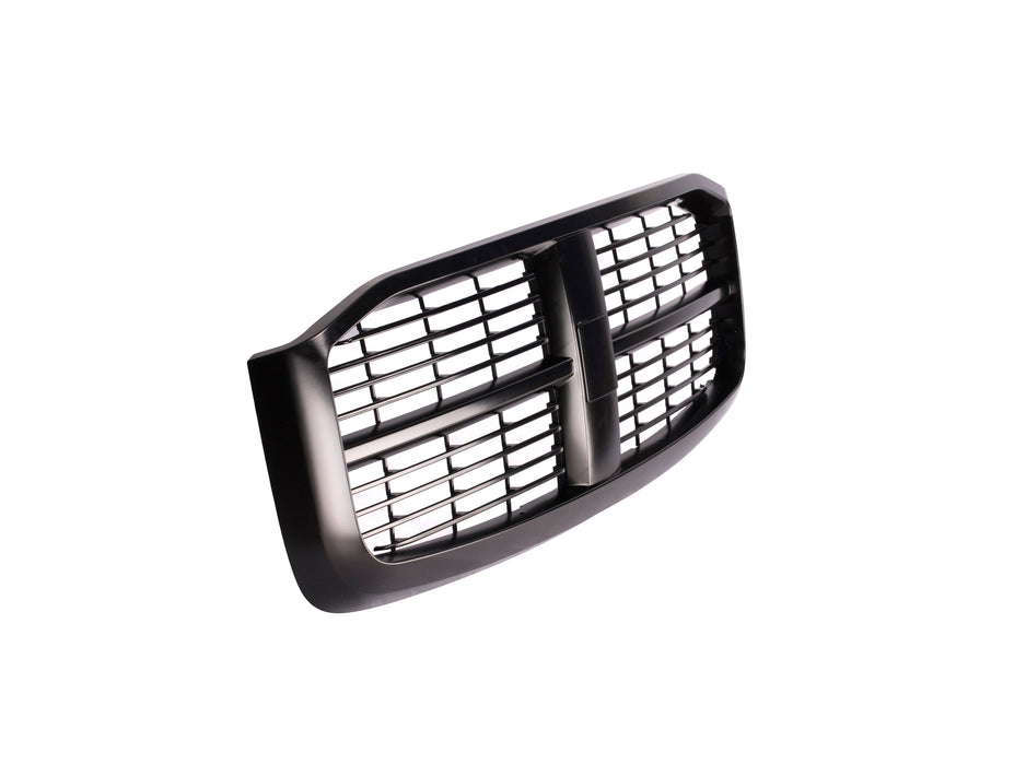 JustDrivably Replacement Parts Front Grille Grill Assembly With Black Shell Frame With Black Horizontal Insert Compatible With Dodge Ram 1500 2006-2008 Ram 2500 3500 2006-2009 Pickup Truck