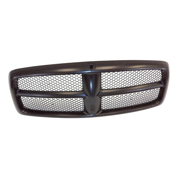 CarPartsDepot, Front Molded-In Honeycomb Insert Style Grille Grill Black Replacement, 400-17113 CH1200287 5JF051SPAB