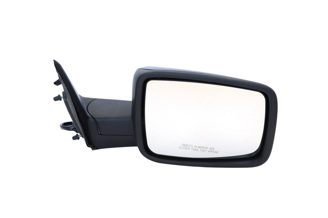 CarPartsDepot, Door Mirror Assy Passenger Right Side Power Glass Manual Folding Textured Black Cover Compatible With Dodge Ram 1500 Ram 2500 Ram 3500 2009-2012 Pickup Truck 09 10 11 12