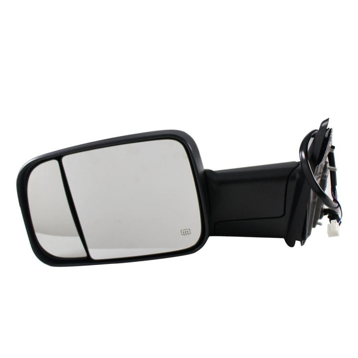 Drivers Power Side Tow Flip-Up Mirror Heated Signal Puddle Lamp Replacement for Dodge RAM Pickup Truck 55372069AF 55372071AI