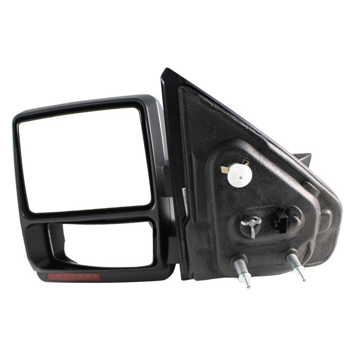 Drivers Power Tow Side Mirror Heated Memory Signal Puddle Lamp Chrome Cover Replacement for 2008-2014 Ford F150 Pickup Truck 9L3Z17683EC AutoAndArt