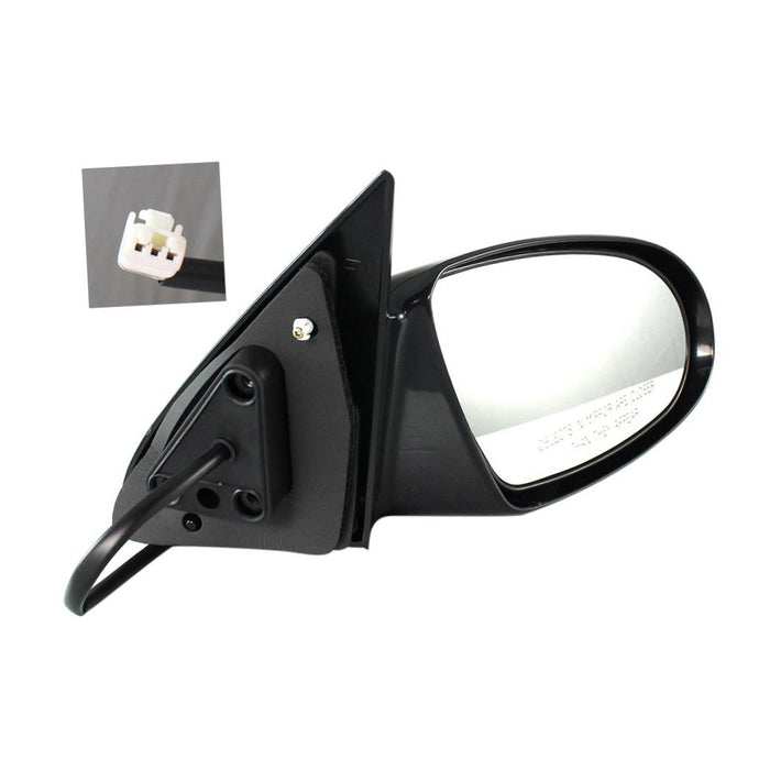 CarPartsDepot New Replacement Parts Front Right Passenger Side Power Remote Smooth Side View Door Mirror Convex Type Compatible With GEO Prizm