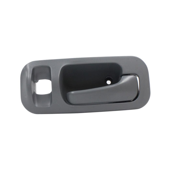 New Replacement Parts Rear Right Passenger Side Gray Interior Inside Door Handle With Power Window Hole Compatible With HONDA Civic 4 Door Sedan Fits HO1553102 72620SR4J02ZB