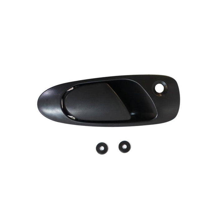 CarPartsDepot New Replacement Parts Front Right Passenger Side Black Smooth Exterior Outer Door Handle Compatible With HONDA Civic/Del Sol
