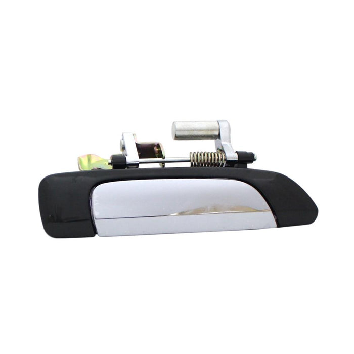 CarPartsDepot New Replacement Parts Rear Right Passenger Side Black Housing Chrome Lever Exterior Outer Door Handle Compatible With HONDA Civic