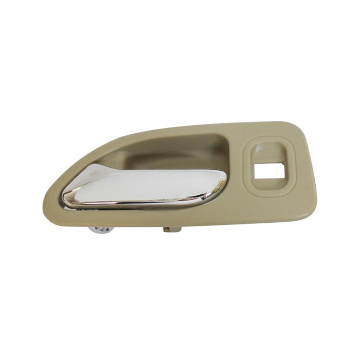 Interior Door Handle compatible with Honda Accord 94-97 Rear LH Inside Chrome Biege Sedan/Wagon