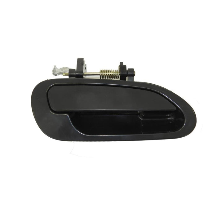 New Replacement Parts Rear Right Passenger Side Black Smooth Exterior Outer Door Handle Compatible With HONDA Accord Fits 72640S84K01