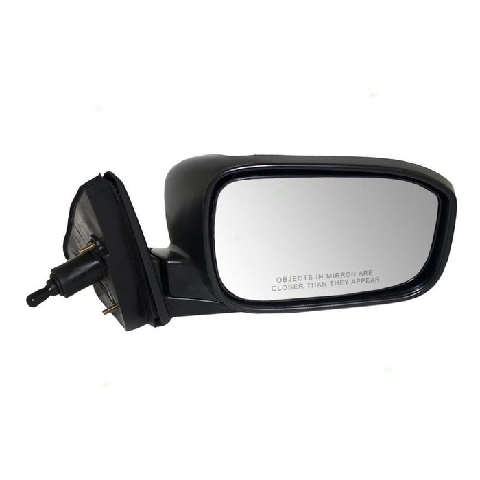 New Replacement Parts Right Passenger Side Manual Remote Textured Side View Door Mirror Compatible With HONDA Accord 4 Door Sedan USA Built Fits HO1321150 76200SDCA01