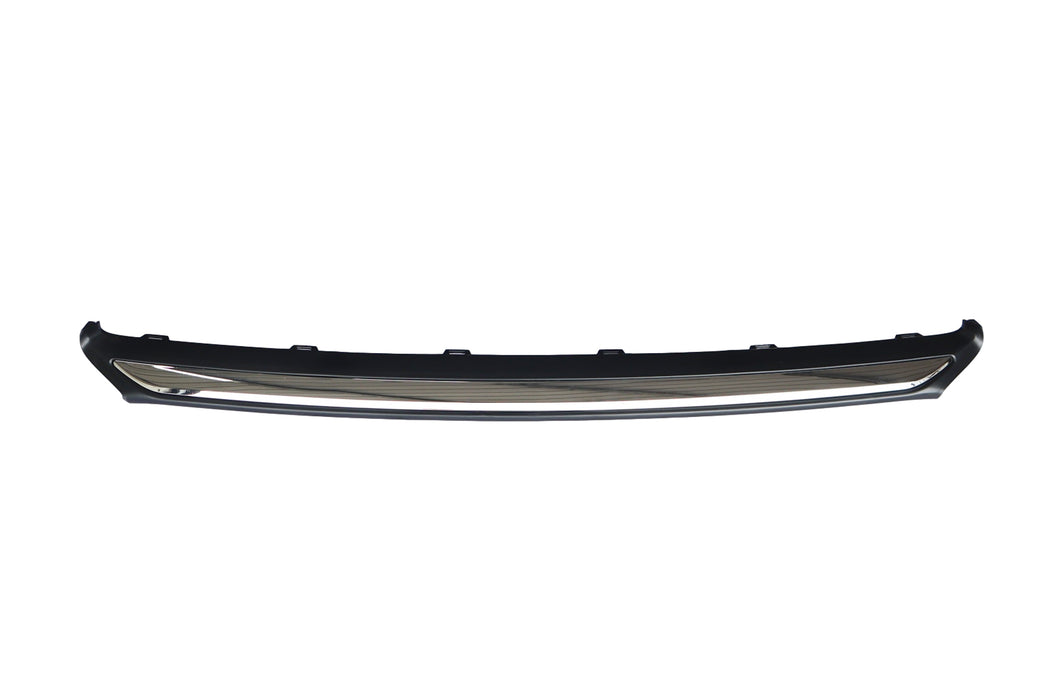 JustDrivably Replacement Parts Front Bumper Cover Lower Garnish Bumper Trim Molding Chrome Plastic 2013-2015 Compatible With Honda Accord For HO1095119 Front