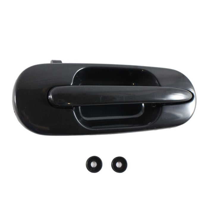 1997-2001 Compatible With HONDA CR-V Rear,Right Passenger Side DOOR OUTER HANDLE SMOOTH PLASTIC BLACK