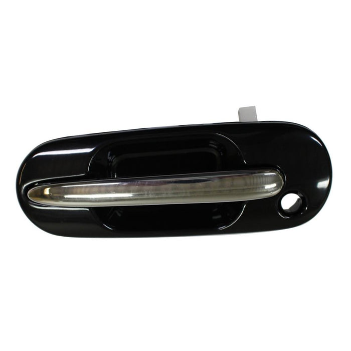 1997-2001 Compatible With HONDA CR-V Front,Left Driver Side DOOR OUTER HANDLE CHROME CHROME/BLACK CHROME LEVER/BLACK HOUSING