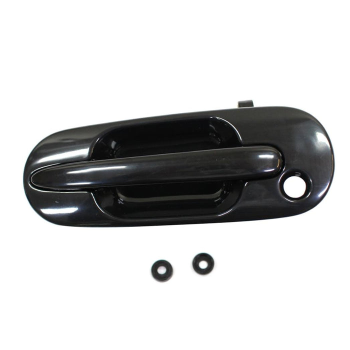 1997-2001 Compatible With HONDA CR-V Front,Left Driver Side DOOR OUTER HANDLE SMOOTH PLASTIC BLACK