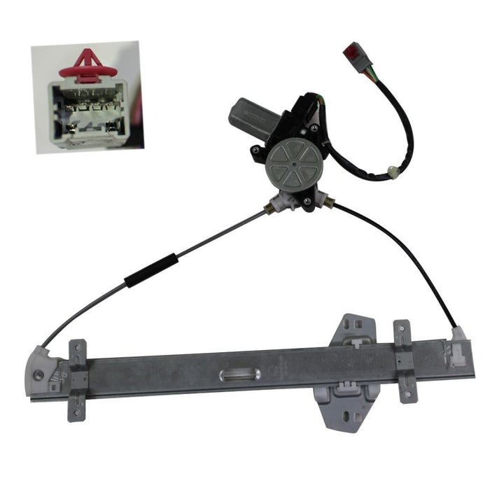 New Replacement Parts Front Left Driver Side Door Glass Regulator With Motor Compatible With HONDA Element Fits HO1350125 72250SCVA02