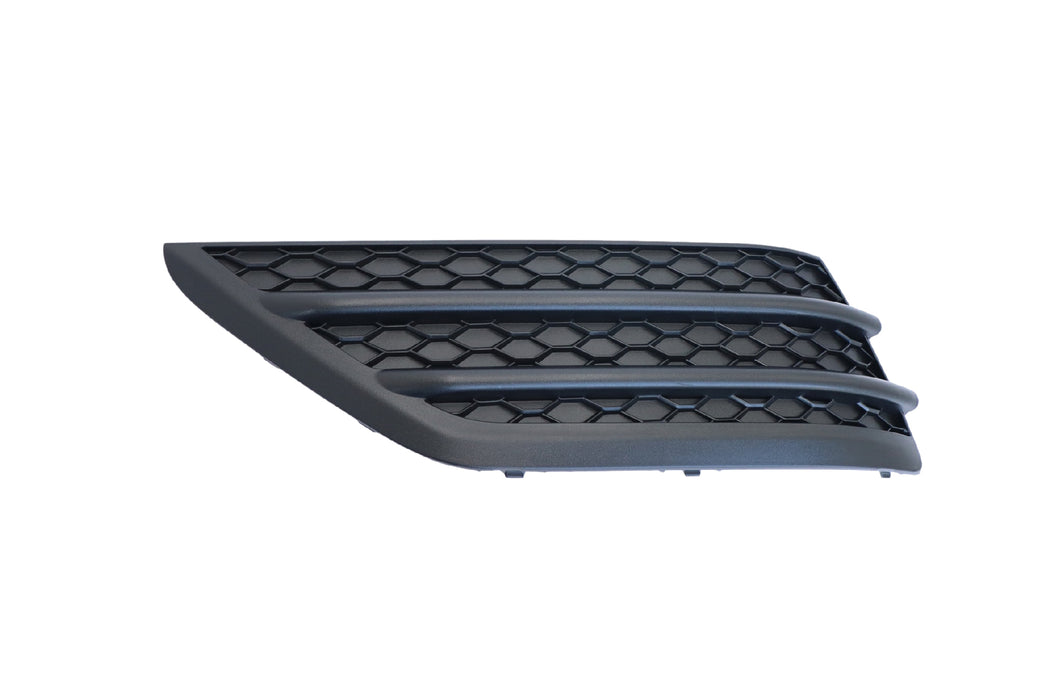 JustDrivably Replacement Parts Fog Lamp Cover Bumper Grille Grill Outer Without Parking Aid Sensor Hole Textured Black Plastic 2016-2018 Compatible With Honda Pilot Front Driver Left Side