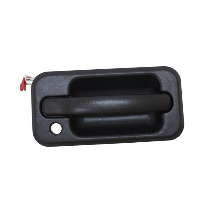 Front Right Passenger Side Black Chrome Textured Exterior Outer Door Handle W/O Chrome Trim Package With Key Hole Compatible With HUMMER H2 Fits HU1311102 15104793