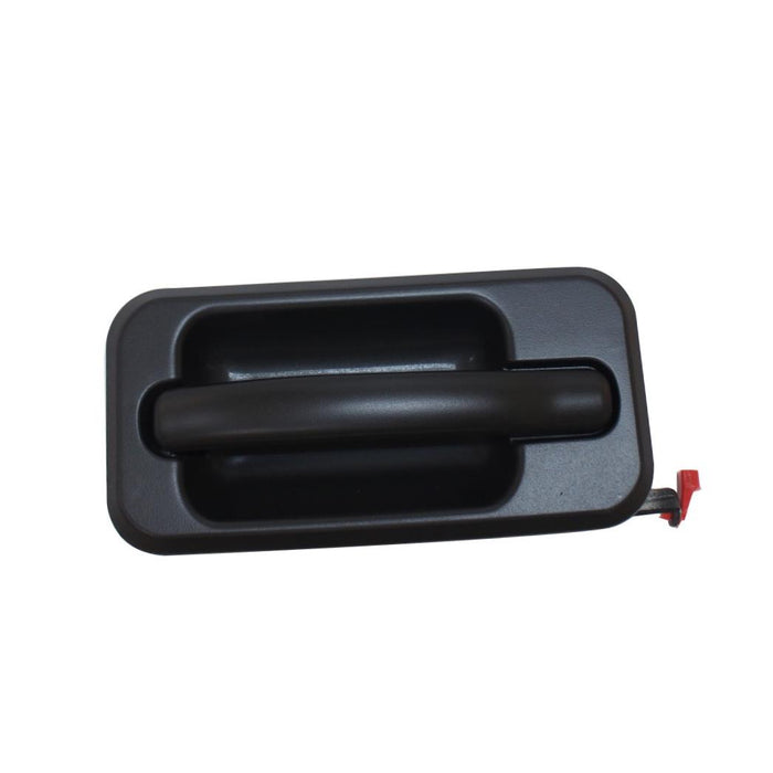 New Replacement Parts Front Right Passenger Side Black Chrome Textured Exterior Outer Door Handle W/O Chrome Trim Package W/O Key Hole Compatible With HUMMER H2 Fits 10360326