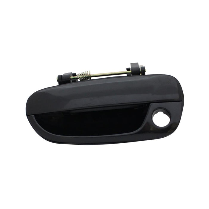 New Replacement Parts Front Left Driver Side Black Smooth Exterior Outer Door Handle Compatible With HYUNDAI Accent Fits HY1310101 8265025000CA