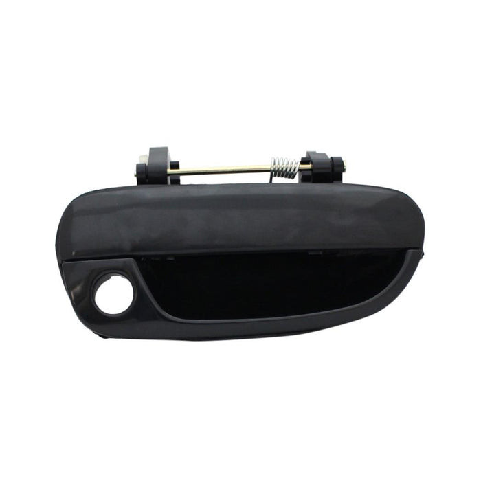CarPartsDepot New Replacement Parts Front Right Passenger Side Black Smooth Exterior Outer Door Handle Compatible With HYUNDAI Accent