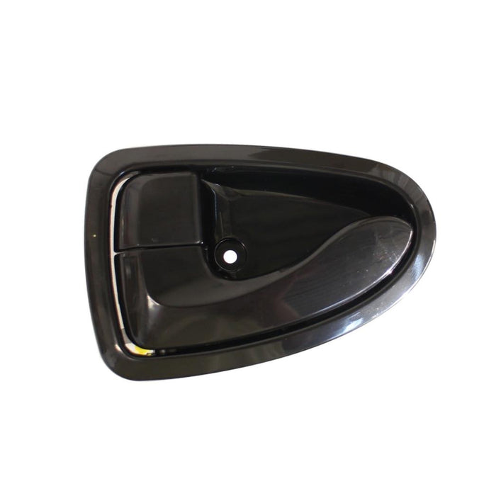 Interior Front Door Handle Compatible with 2000-2006 Hyundai Accent Black Hatchback/Sedan (=Rear) Driver Side