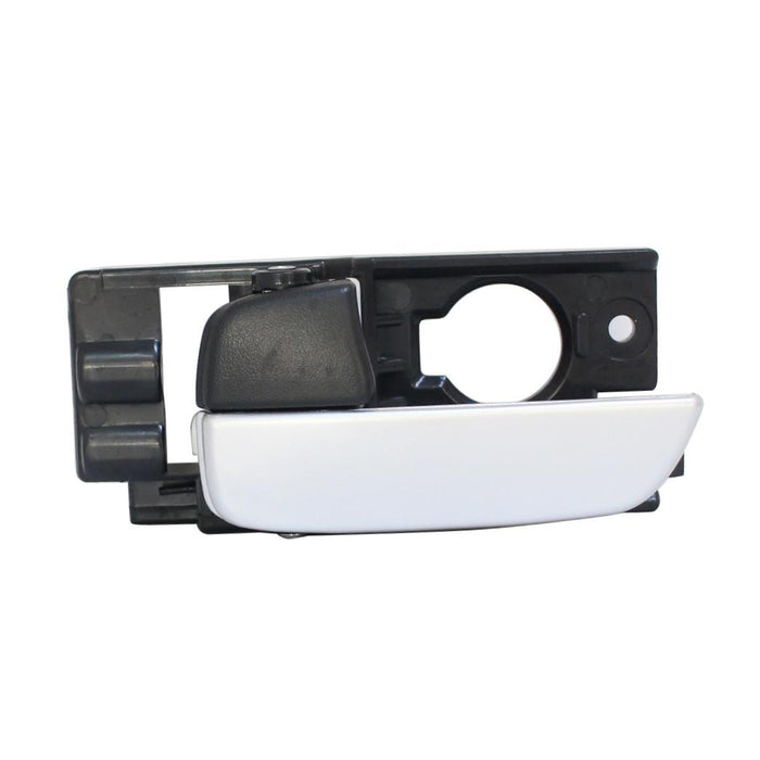 CarPartsDepot New Replacement Parts New Replacement For Front Left Driver Side Black Knob Silver Lever Interior Inside Door Handle With Keyless Entry Type Compatible With HYUNDAI Accent Hatchback