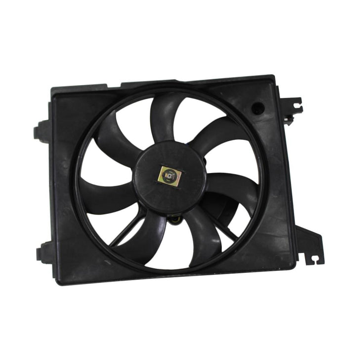 CarPartsDepot A/C Condenser Fan HY3113105 New Blade Motor Shroud 01-06 Compatible With HYUNDAI Elantra GT