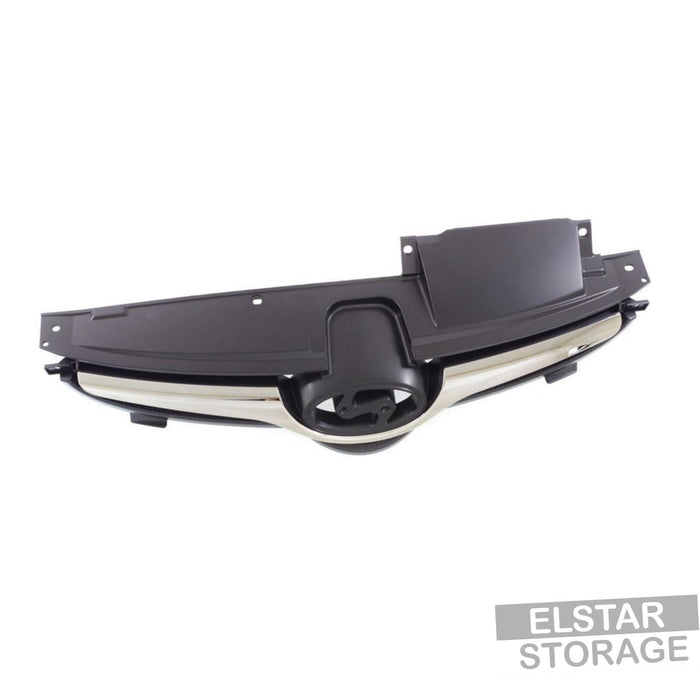 2014-2016 Compatible With Elantra Front Grille HY1200172 PLASITC SEDAN WITH BLACK-CHROMED MOULDING BLACK