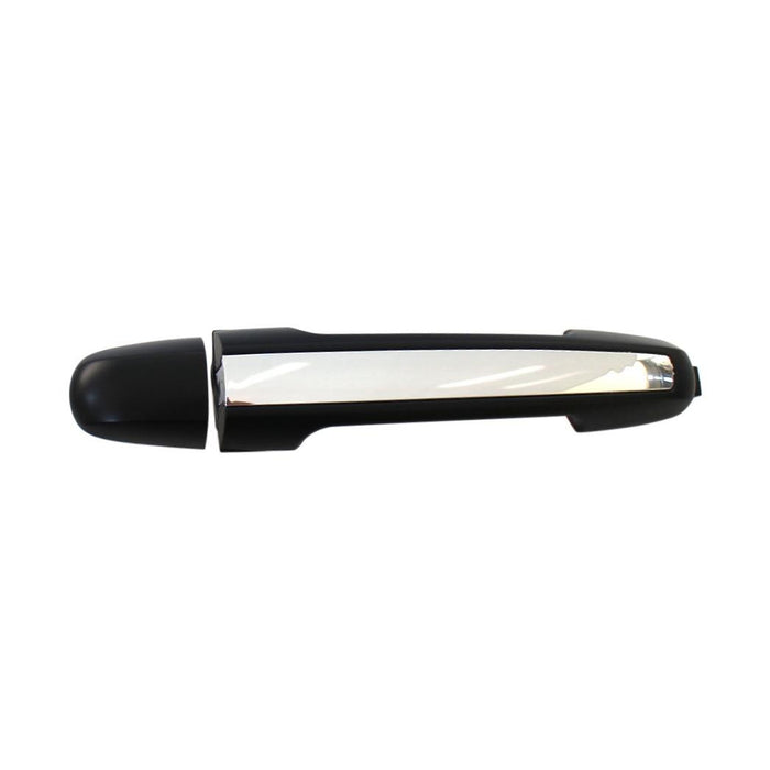 CarPartsDepot New Replacement Parts Front Right Passenger Side/Rear Left Driver Side/Right Passenger Side Black Chrome Exterior Outer Door Handle W/O Key Hole Compatible With HYUNDAI Sonata