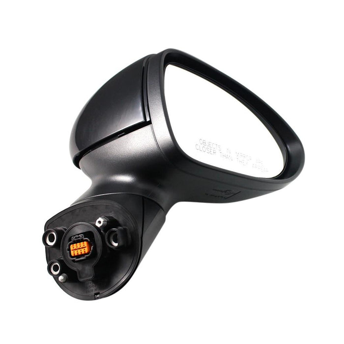 New Replacement Parts Front Right Passenger Side Power Heated Manual Folding With Signal Lamp Side View Door Mirror Compatible With KIA Rio From 12-16-13 Fits KI1321188 876201W151