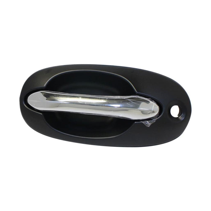 New Replacement Parts Front Left Driver Side Black Housing Chrome Lever Exterior Outer Door Handle Compatible With KIA Sedona Fits KI1310102 0K53A59410CXX