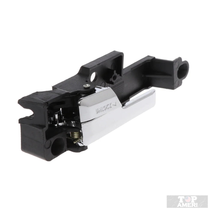 CarPartsDepot New Replacement Parts Front Left Driver Side Inner Interior Door Handle Black Housing Chrome Lever Compatible With FORD Fusion Compatible With LINCOLN MKZ Compatible With MERCURY Milan