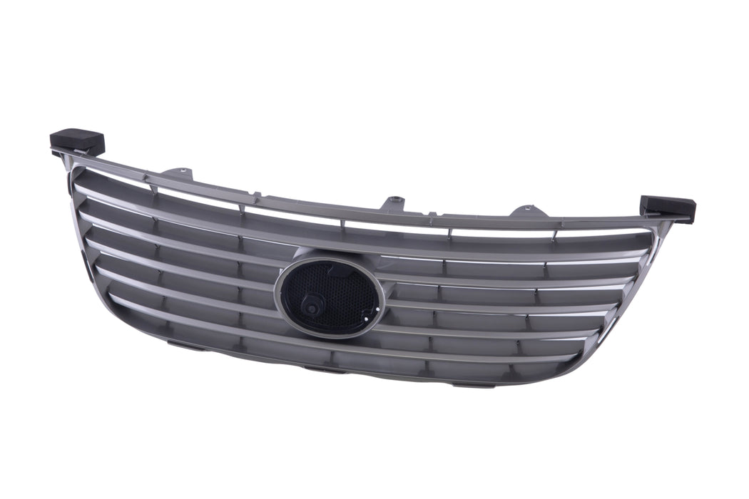 JustDrivably Replacement Parts Front Grille Grill Assembly With Silver Gray Shell And Insert Compatible With Lexus ES350 2007 2008 2009