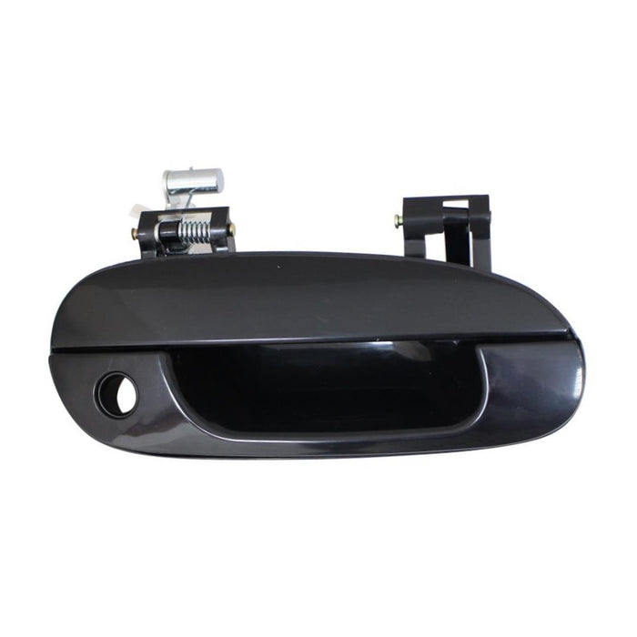 New Replacement Parts Front Right Passenger Side Black Smooth Exterior Outer Door Handle Compatible With MITSUBISHI Galant Fits MI1311114 MR712509