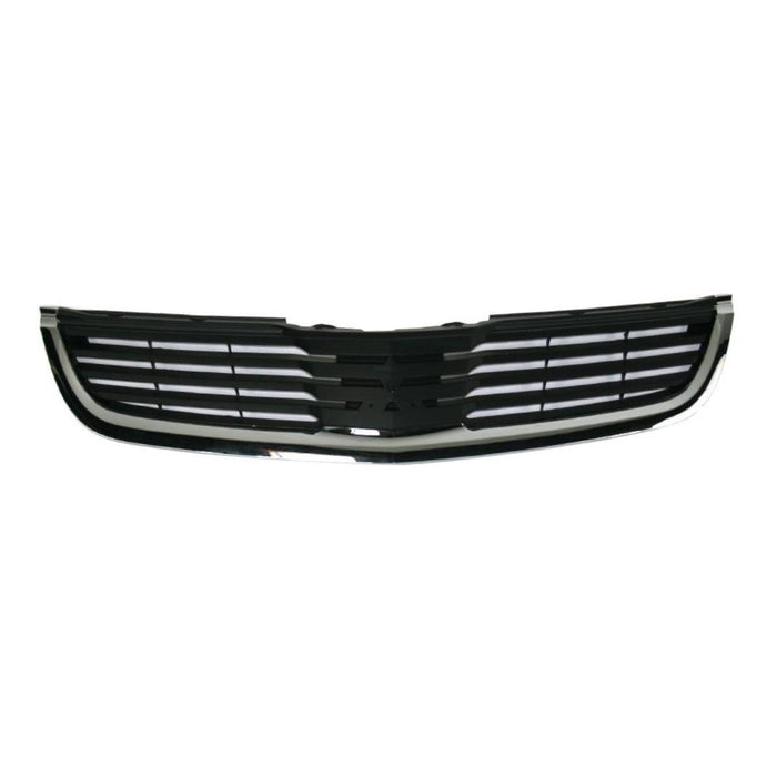 CarPartDiscounts 7450A362 FITS MITSUBISHI GALANT CHROME SHELL BLACK INSERT GRILLE MI1200256