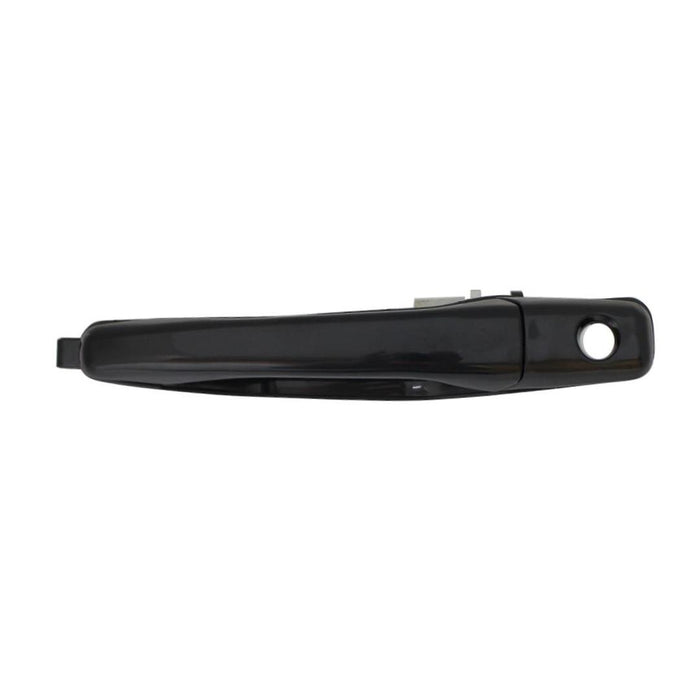 Exterior Door Handle for Mitsubishi Lancer 02-07 Outlander 03-06 Front LH Outside Smooth Black W/Keyhole Plastic Left Side