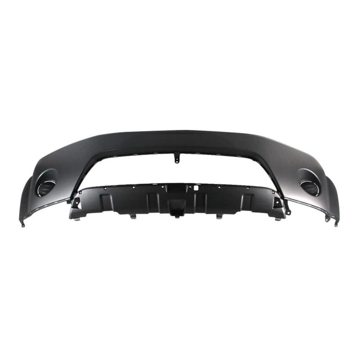 CarPartsDepot, Front Bumper Primed Plastic Upper Cover Fog Lamp Holes w/o Valance, 352-351620-10 MI1000322 6400B826WB