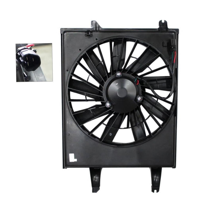 CarPartsDepot New Replacement Parts Front Standard Duty Radiator Cooling Fan Compatible With NISSAN Quest Compatible With MERCURY Villager