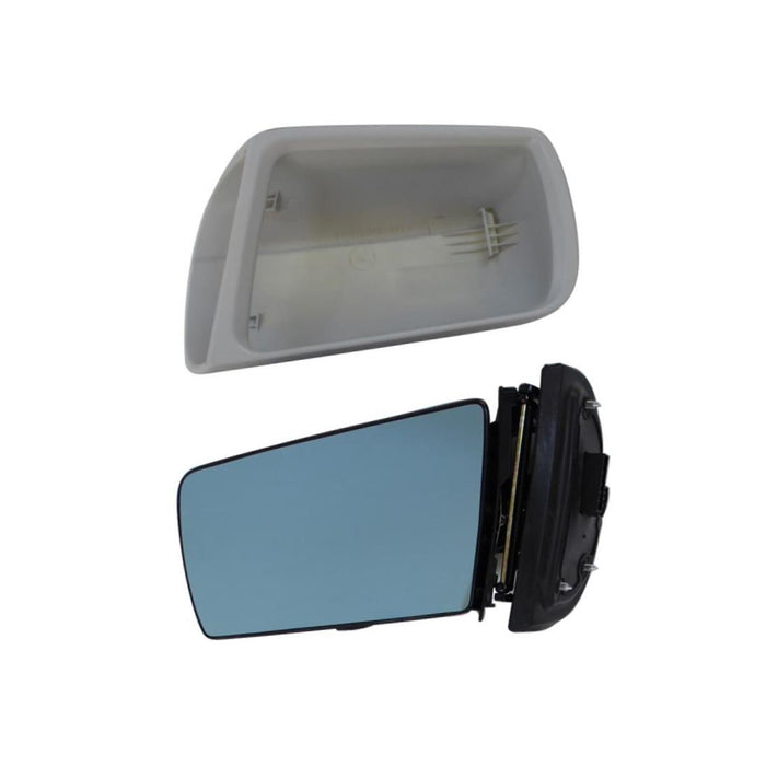 Front Left Driver Side Power Remote Heated With Memory Side View Door Mirror Compatible With MERCEDES Benz W210 E Class Sedan Wagon E300 E320 E420 E430 E55 AMG Fits MB1320105 2108101916